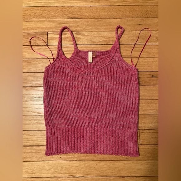 💗 EUC Pilcro Jenna pink knit tank - Picture 3 of 14